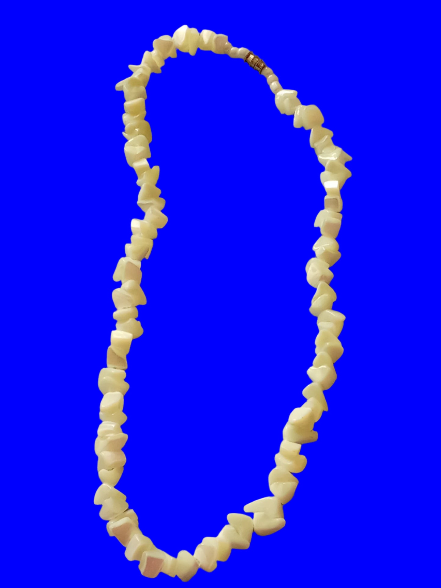 Asymmetrical Elegant Mother of Pearl Choker