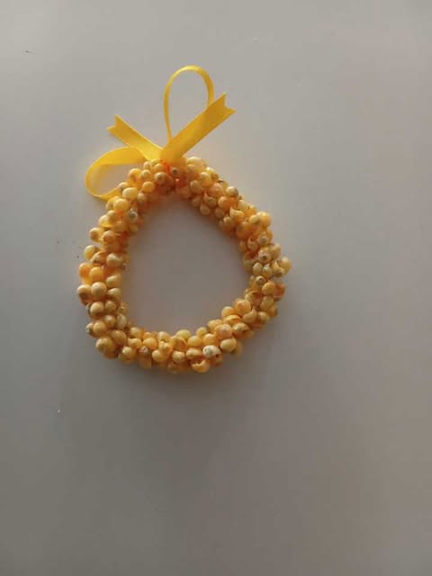 YELLOW MONGO SHELL BRACELET